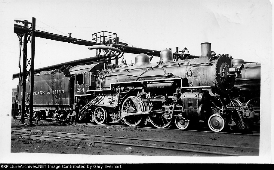 C&O 4-4-2 #284 - Chesapeake & Ohio